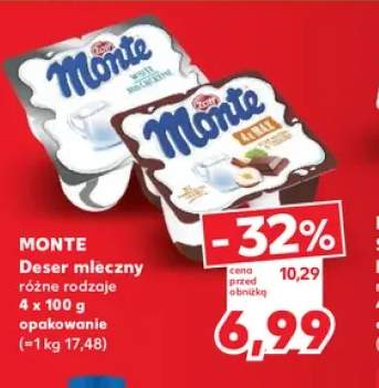 Deser mleczny Monte 4-pak