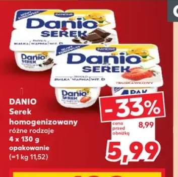 Serek homogenizowany Danio 4-pak