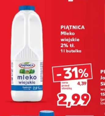Mleko wiejskie Piątnica 2%