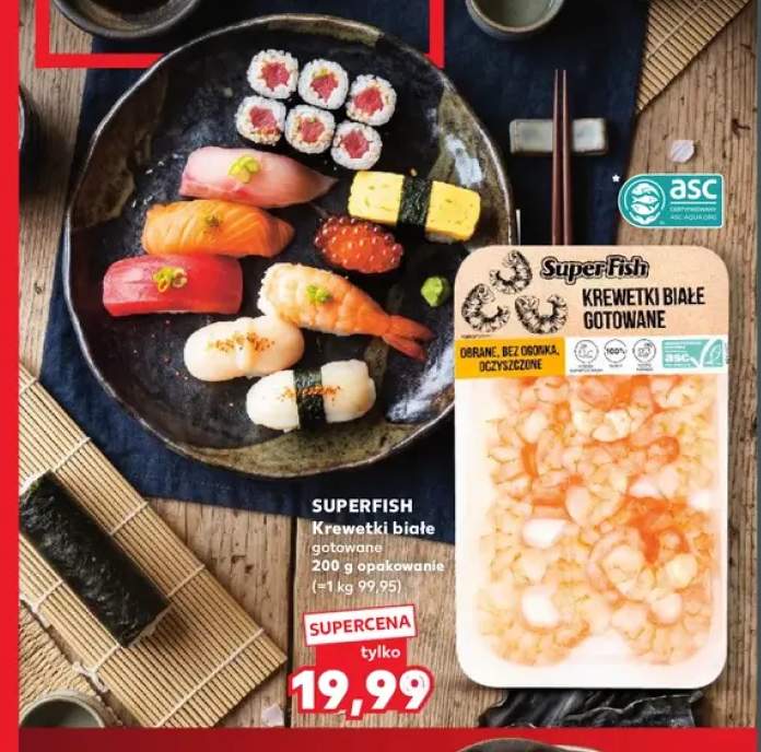 Krewetki białe gotowane SuperFish