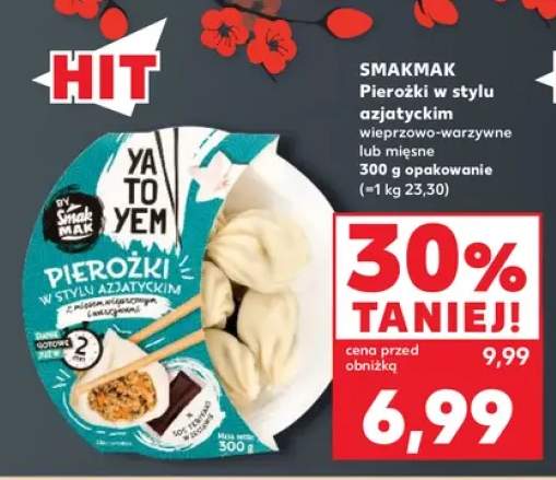 Pierożki w stylu azjatyckim wieprzowo-warzywne Smakmak +1 wariant