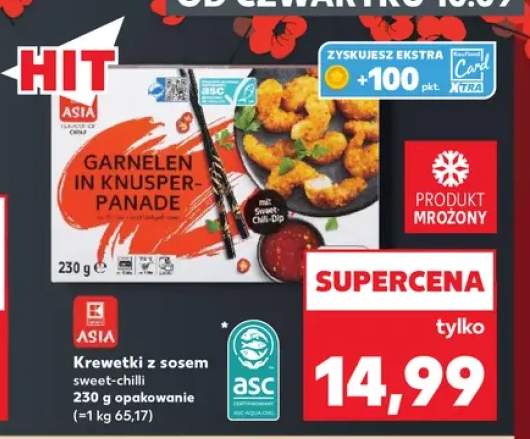 Krewetki z sosem sweet-chilli Asia