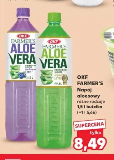 Napój aloesowy blueberry lite OKF Farmer's +1 wariant