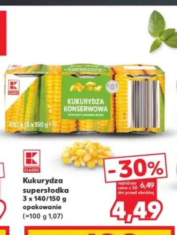 Kukurydza supersłodka 3-pak K-Classic