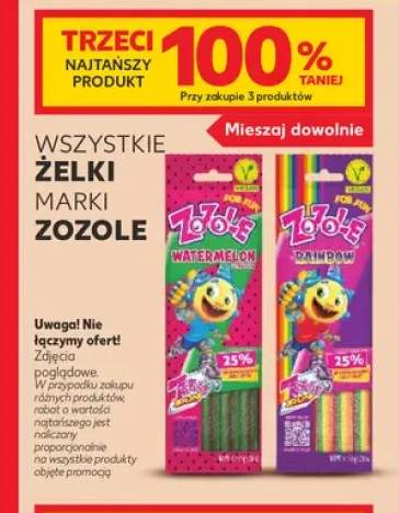 Żelki marki Zozole +2 warianty