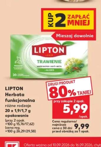 Herbata funkcjonalna Lipton