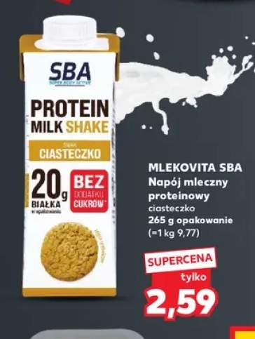 Napój mleczny proteinowy ciasteczko Mlekovita SBA