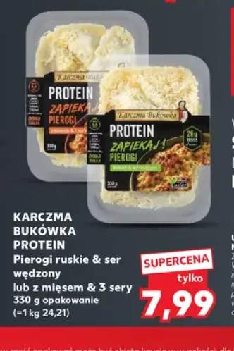 Pierogi ruskie & ser wędzony Karczma Bukówka Protein +1 wariant