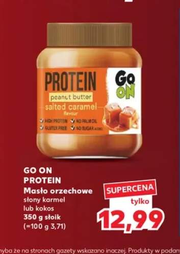 Masło orzechowe Go On Protein słony karmel +1 wariant
