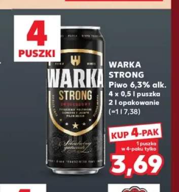Piwo Warka Strong 4-pak
