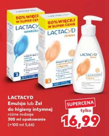 Emulsja do higieny intymnej Nawilżająca Lactacyd +1 wariant
