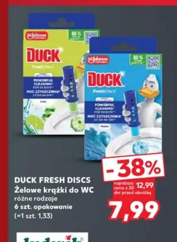 Żelowe krążki do WC Duck Fresh Discs