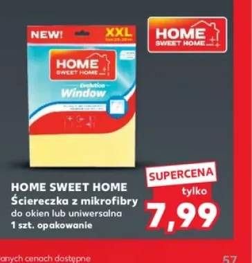 Ściereczka z mikrofibry do okien Home Sweet +1 wariant