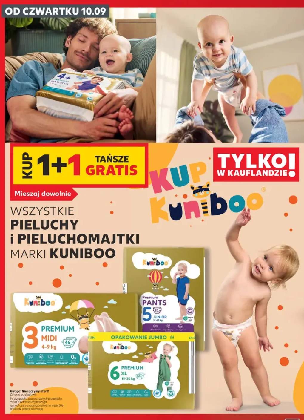 Pieluchy i pieluchomajtki marki Kuniboo +4 warianty