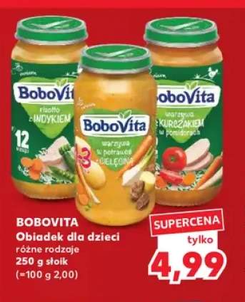 Obiadek dla dzieci risotto z indykiem BoboVita +2 warianty