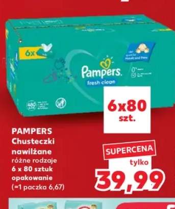 Chusteczki nawilżane Pampers 6-pak