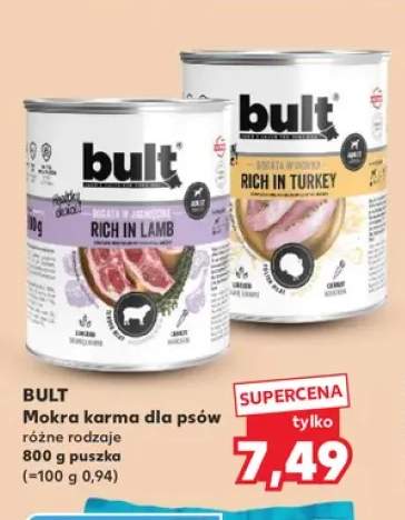 Mokra karma dla psów Bult bogata w jagnięcinę +1 wariant
