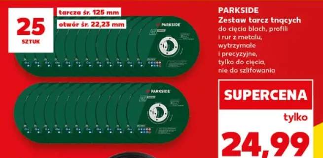Zestaw tarcz tnących Parkside
