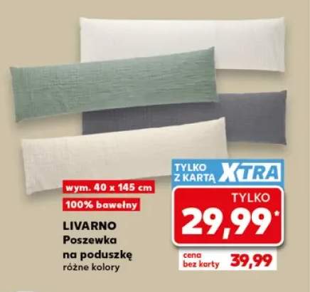 Poszewka na poduszkę 100% bawełny 40x145 cm Livarno
