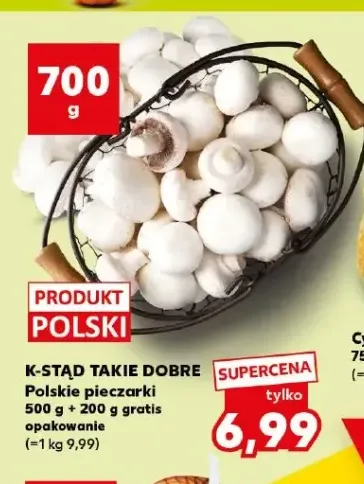 Polskie pieczarki K-Stąd Takie Dobre