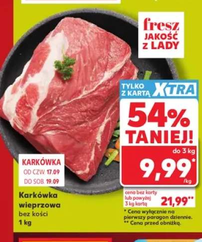 Karkówka wieprzowa bez kości Fresz