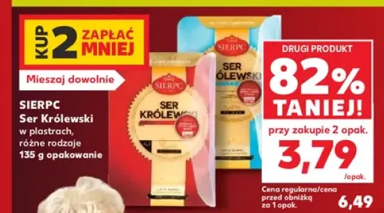 Ser Królewski w plastrach Sierpc