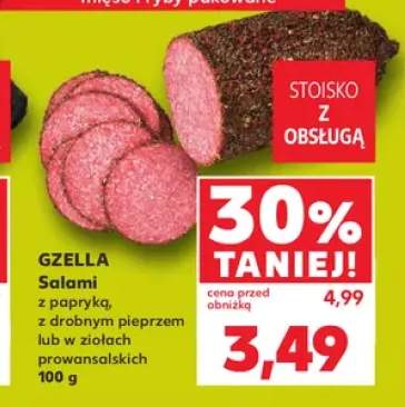 Salami z papryką Gzella +2 warianty