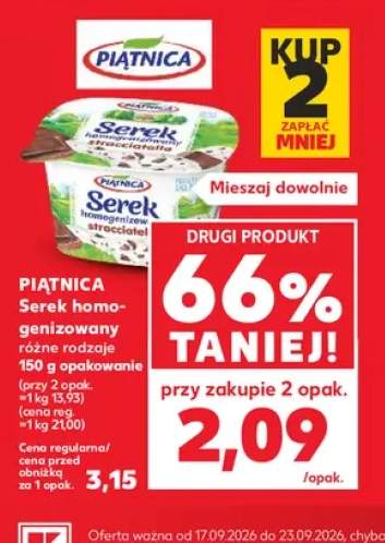 Serek homogenizowany Piątnica