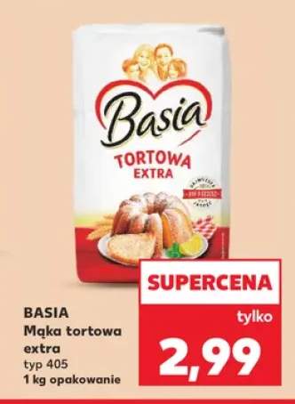 Mąka tortowa extra typ 405 Basia