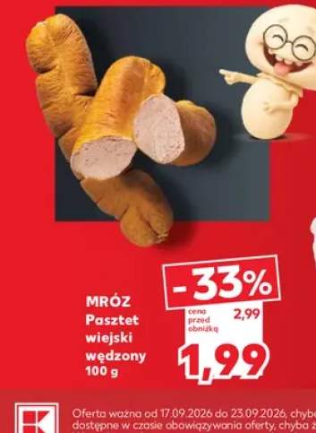 Pasztet wiejski wędzony Mróz