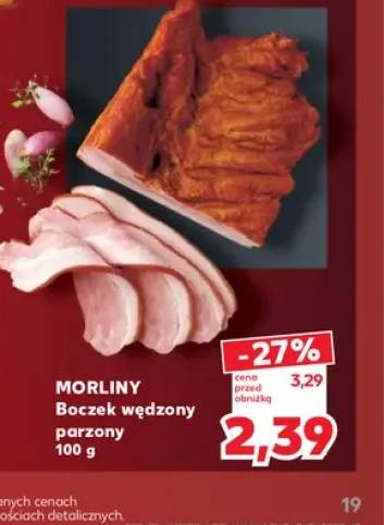 Boczek wędzony parzony Morliny