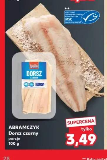 Dorsz czarny porcje Abramczyk