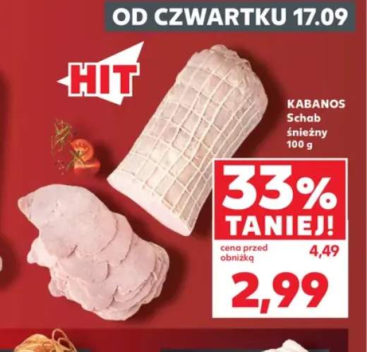 Schab śnieżny Kabanos
