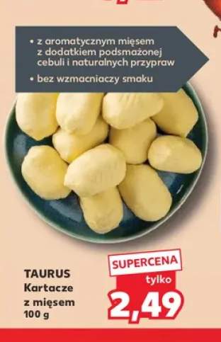 Kartacze z mięsem Taurus