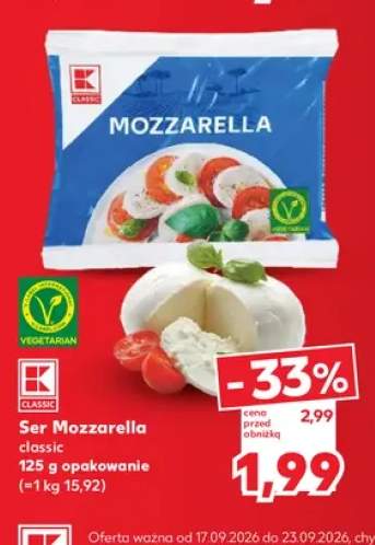 Ser Mozzarella classic K-Classic
