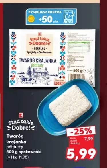 Twaróg krajanka półtłusty Stąd Takie Dobre!