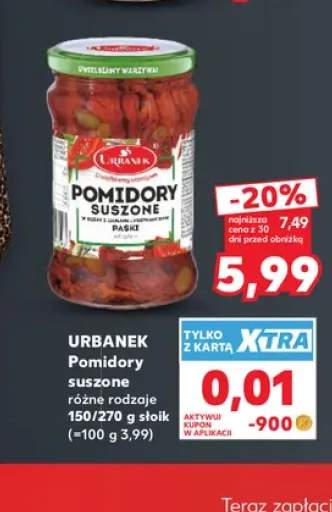 Pomidory suszone Urbanek