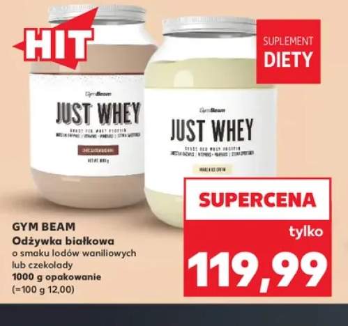Odżywka białkowa o smaku lodów waniliowych Gym Beam +1 wariant