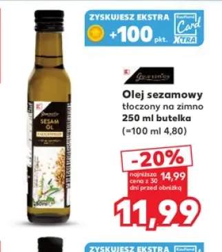 Olej sezamowy tłoczony na zimno Gold Edition