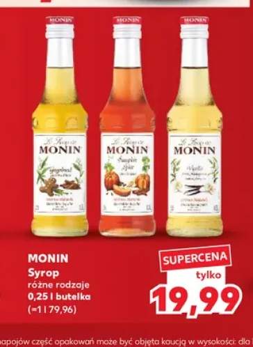 Syrop Gingerbread Monin +2 warianty