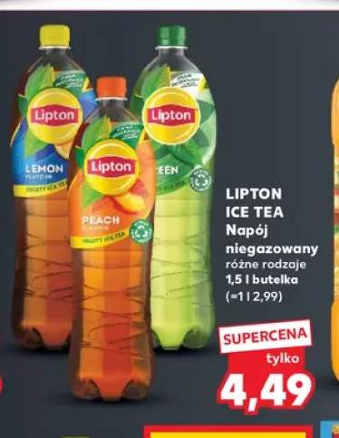 Napój niegazowany Lipton Ice Tea Lemon +2 warianty