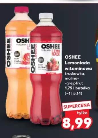 Lemoniada witaminowa truskawka Oshee +1 wariant