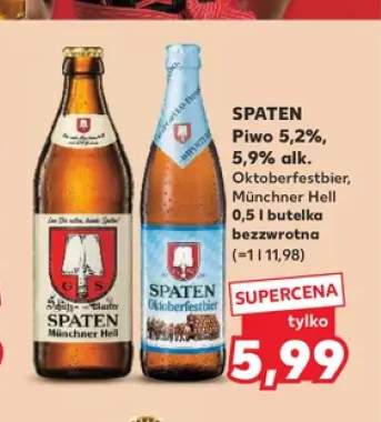 Piwo Spaten Oktoberfestbier 5,9% +1 wariant