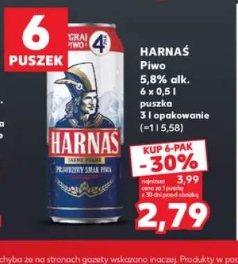 Piwo Harnaś 6-pak