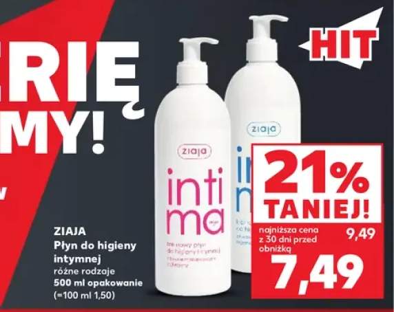 Płyn do higieny intymnej Ziaja