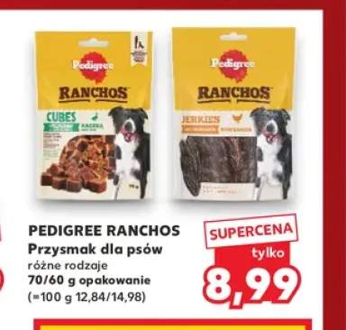 Przysmak dla psów Ranchos Jerkies Pedigree +1 wariant