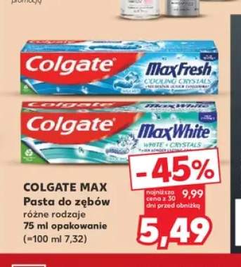 Pasta do zębów Colgate Max Fresh +1 wariant