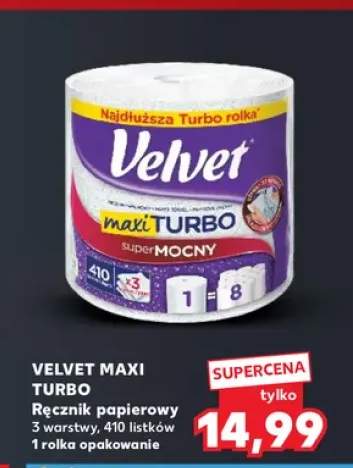 Ręcznik papierowy Maxi Turbo 3-warstwowy 410 listków Velvet