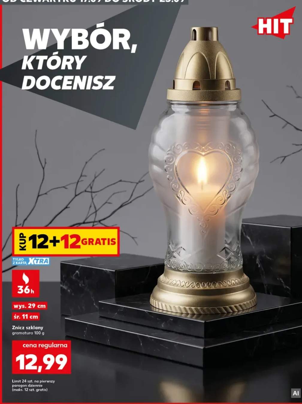 Znicz szklany