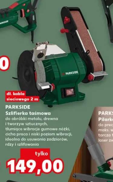 Szlifierka taśmowa Parkside